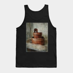 Still Life With Wooden Bucket Tank Top
